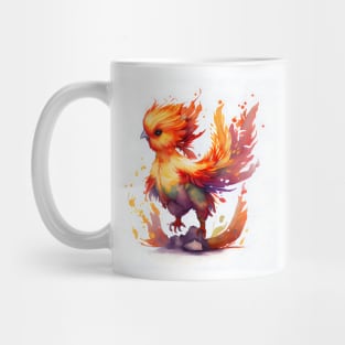 Cute Watercolor Phoenix Mug